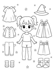 Desenho de Roupas Desenho Colorir Imprimir 09