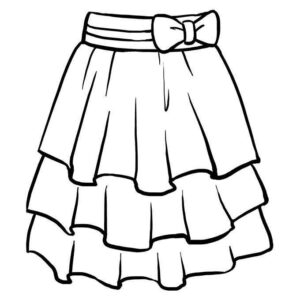 Desenho de Roupas Desenho Colorir Imprimir 12