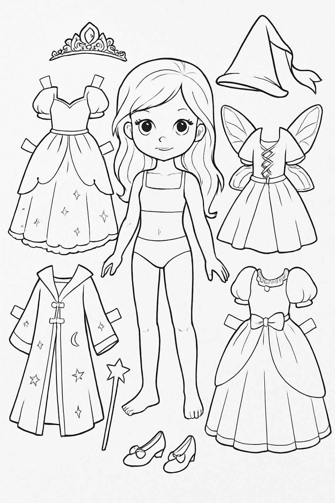 Desenho de Roupas Desenho Colorir Imprimir 17