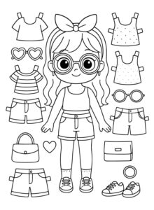 Desenho de Roupas Desenho Colorir Imprimir 21