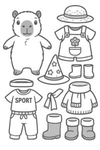 Desenho de Roupas Desenho Colorir Imprimir 22