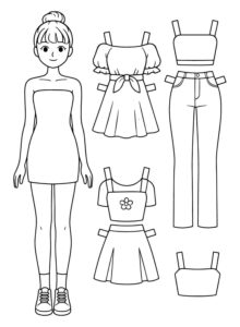 Desenho de Roupas Desenho Colorir Imprimir 32