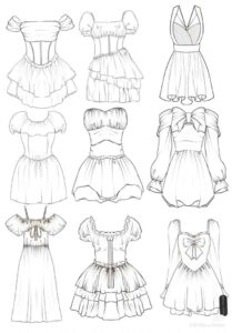 Desenho de Roupas Desenho Colorir Imprimir 34