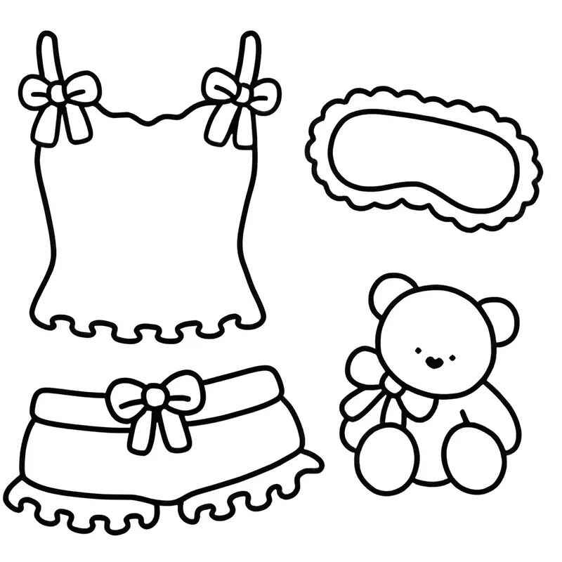 Desenho de Roupas Desenho Colorir Imprimir 37