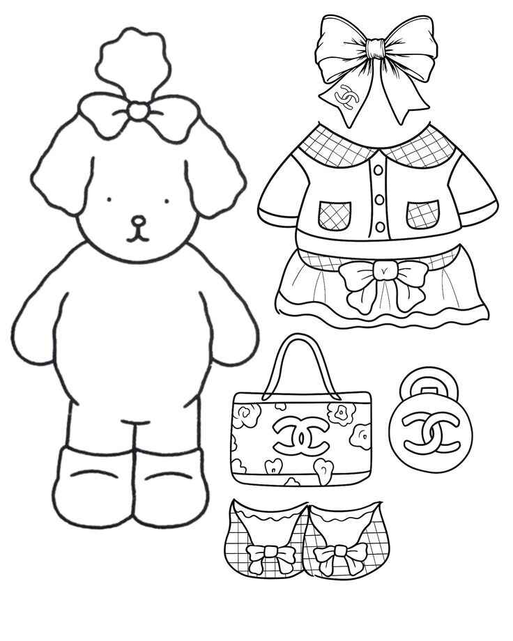 Desenho de Roupas Desenho Colorir Imprimir 42