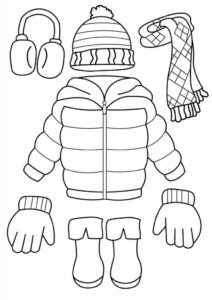 Desenho de Roupas Desenho Colorir Imprimir 47