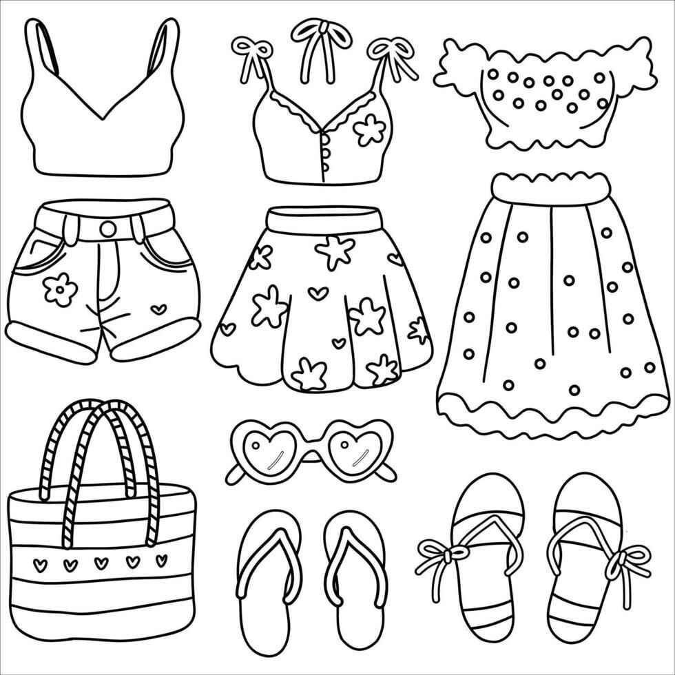 Desenho de Roupas Desenho Colorir Imprimir 56