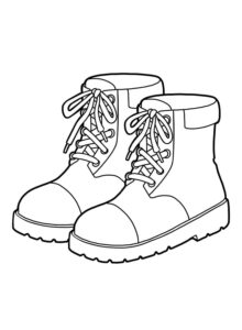 Desenho de Sapato Desenho Colorir Imprimir 02