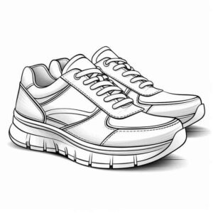 Desenho de Sapato Desenho Colorir Imprimir 15