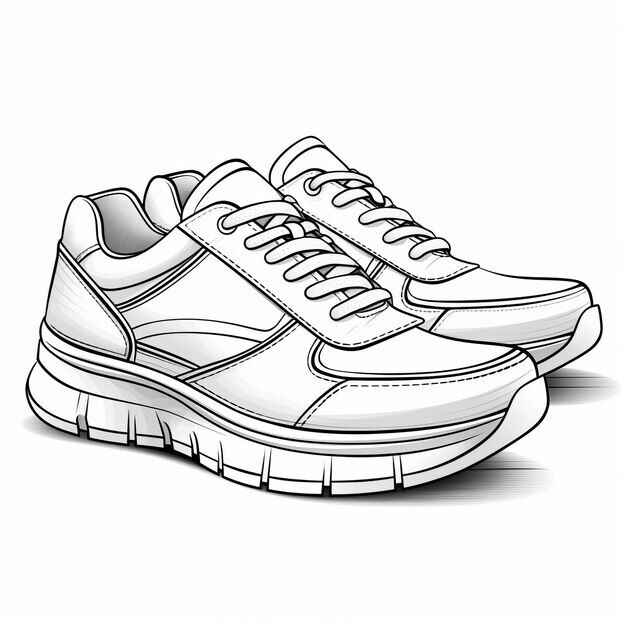 Desenho de Sapato Desenho Colorir Imprimir 15