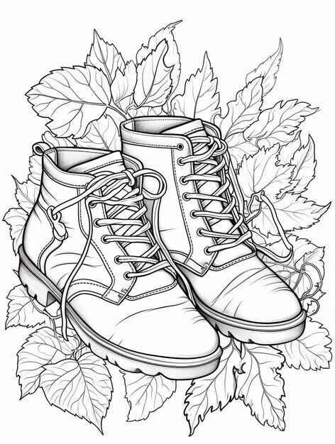 Desenho de Sapato Desenho Colorir Imprimir 18