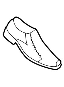 Desenho de Sapato Desenho Colorir Imprimir 20