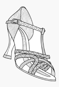 Desenho de Sapato Desenho Colorir Imprimir 21