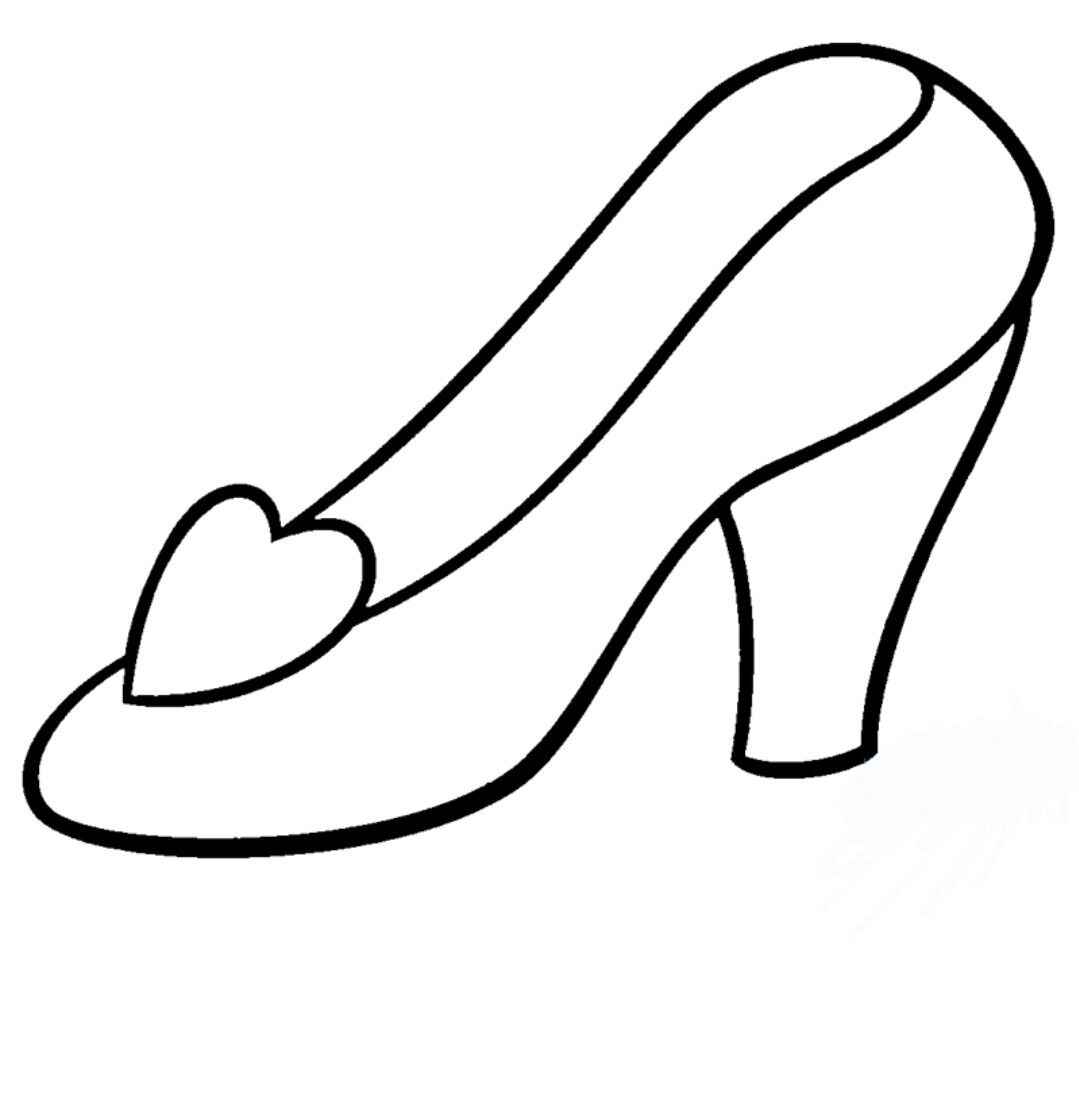 Desenho de Sapato Desenho Colorir Imprimir 24