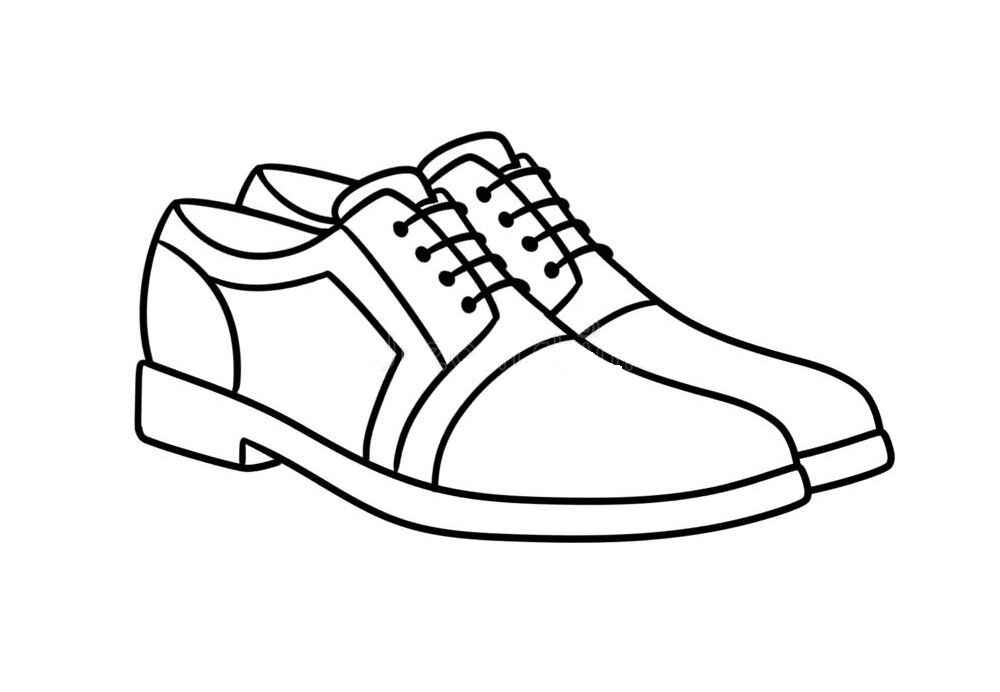Desenho de Sapato Desenho Colorir Imprimir 25