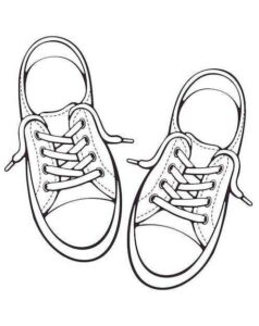 Desenho de Sapato Desenho Colorir Imprimir 28