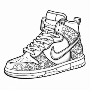 Desenho de Sapato Desenho Colorir Imprimir 31