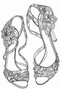 Desenho de Sapato Desenho Colorir Imprimir 33