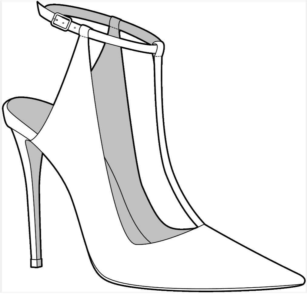 Desenho de Sapato Desenho Colorir Imprimir 34