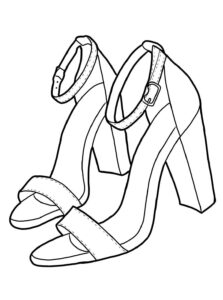Desenho de Sapato Desenho Colorir Imprimir 40