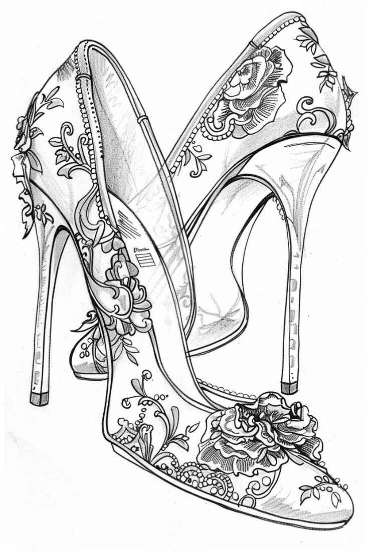 Desenho de Sapato Desenho Colorir Imprimir 42