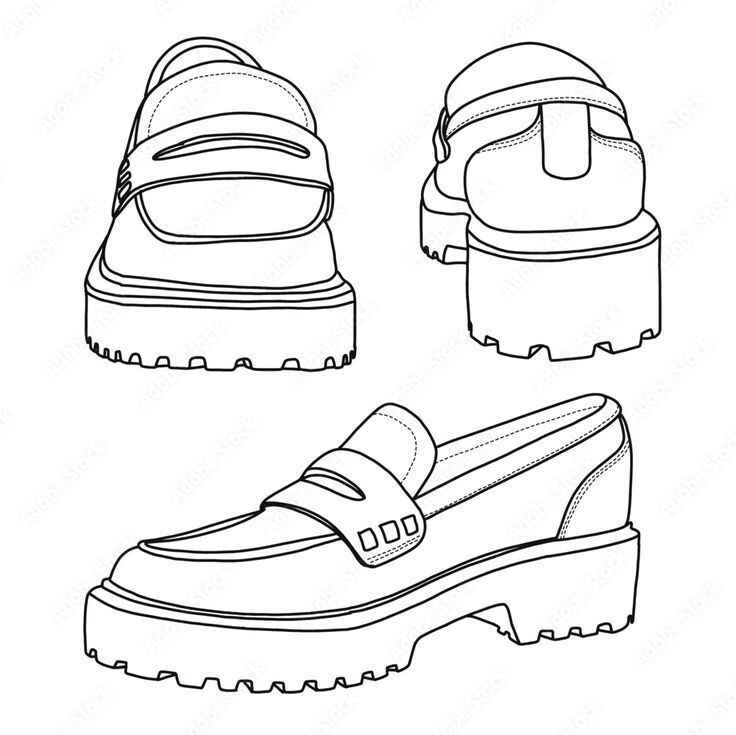 Desenho de Sapato Desenho Colorir Imprimir 43