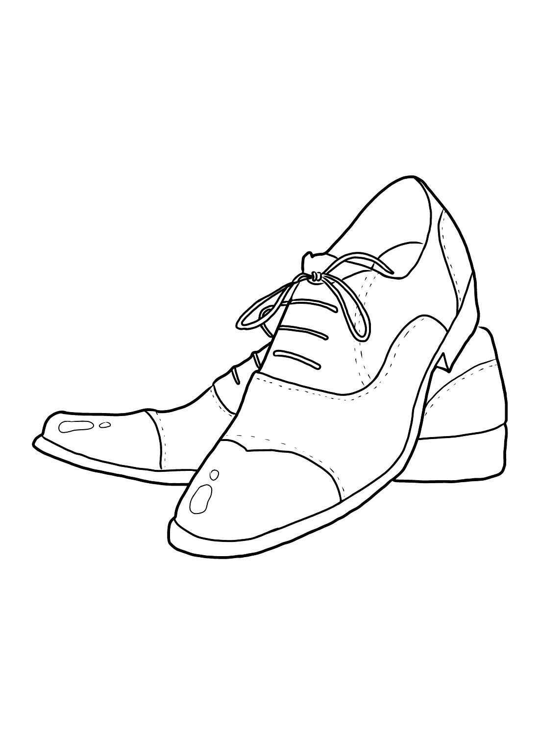 Desenho de Sapato Desenho Colorir Imprimir 44
