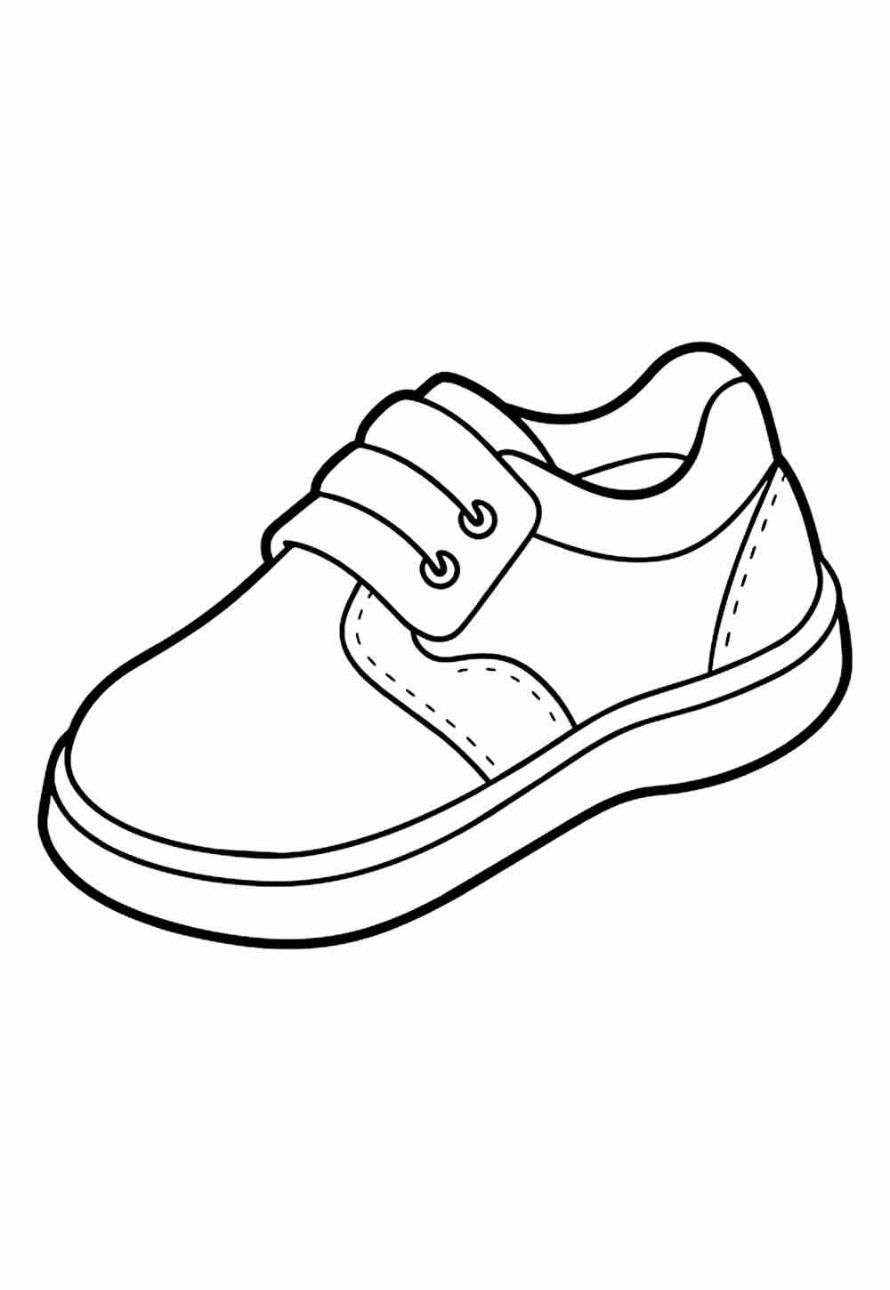 Desenho de Sapato Desenho Colorir Imprimir 49