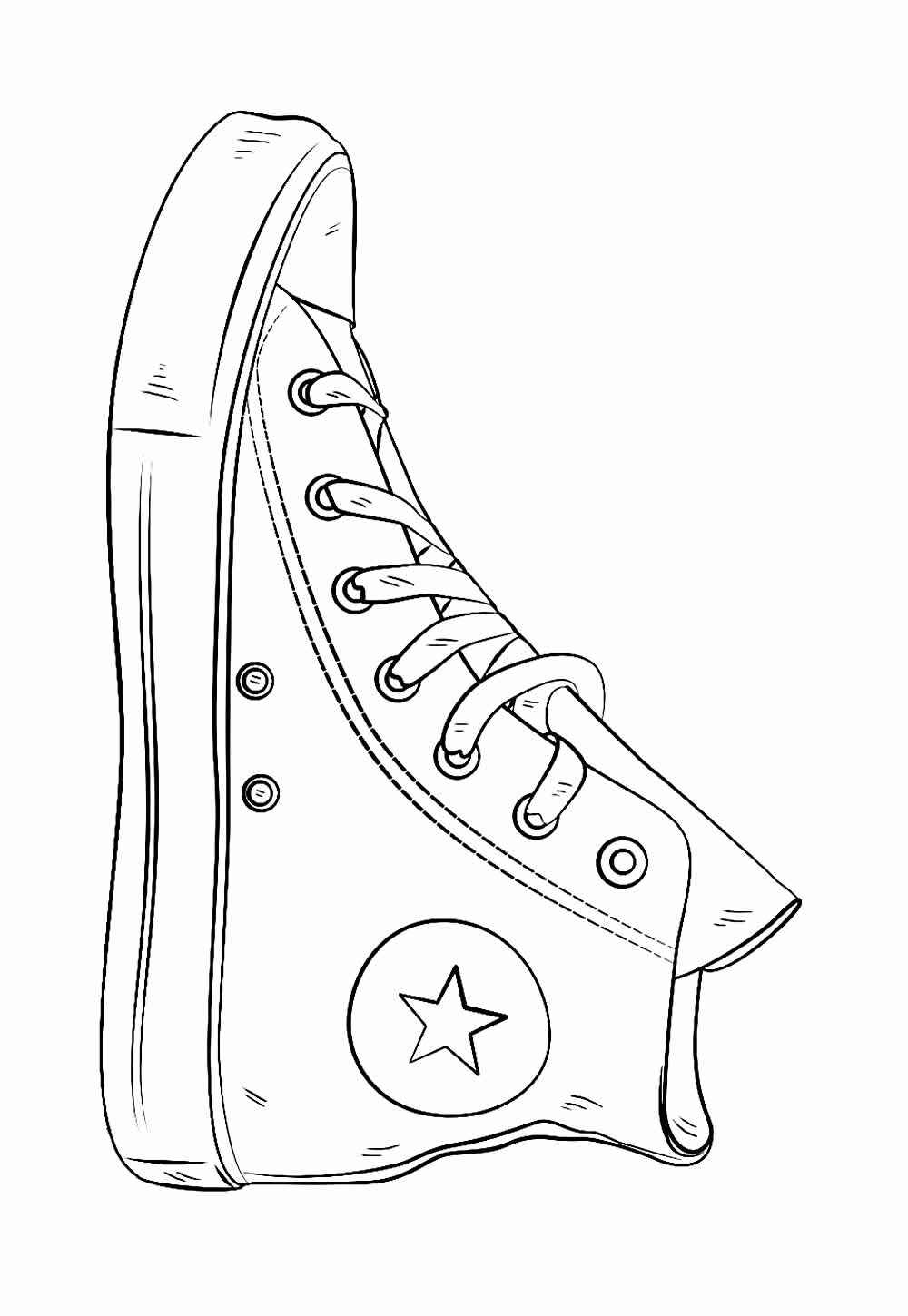 Desenho de Sapato Desenho Colorir Imprimir 54
