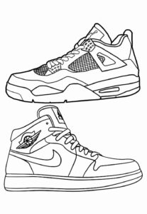 Desenho de Sapato Desenho Colorir Imprimir 55