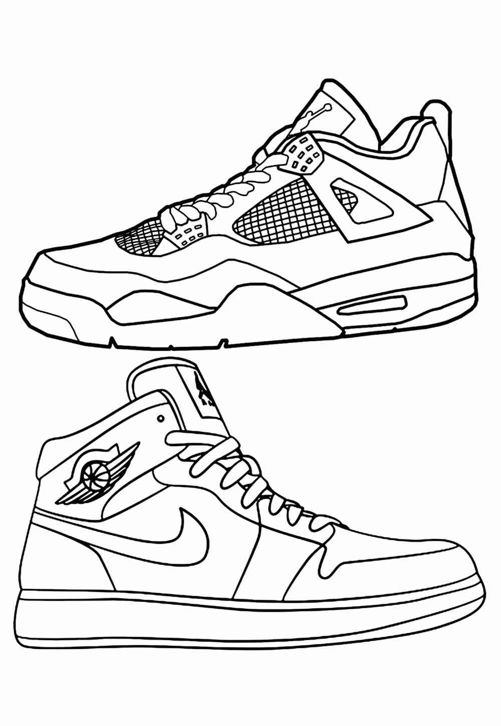 Desenho de Sapato Desenho Colorir Imprimir 55