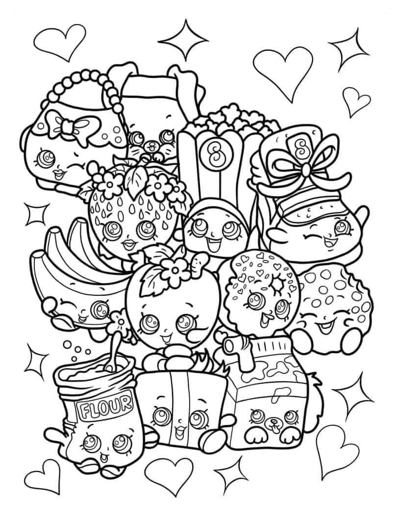 Desenho de Shopkins Desenho Colorir Imprimir 01