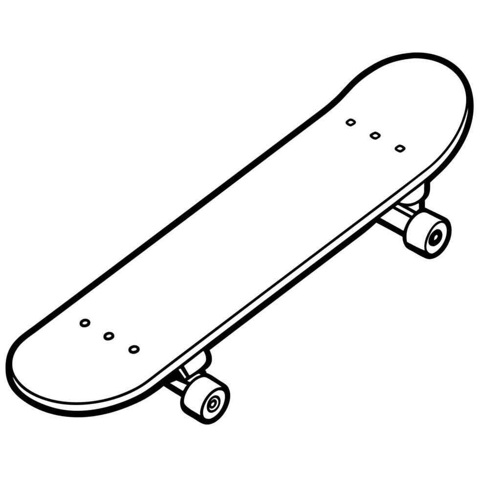 Desenho de Skate Desenho Colorir Imprimir 03