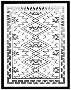 Desenho de Tapete Desenho Colorir Imprimir 01