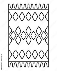 Desenho de Tapete Desenho Colorir Imprimir 03
