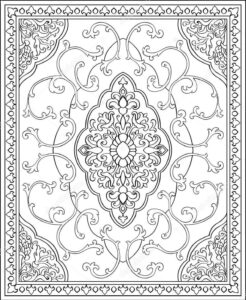 Desenho de Tapete Desenho Colorir Imprimir 05