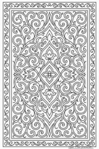 Desenho de Tapete Desenho Colorir Imprimir 07