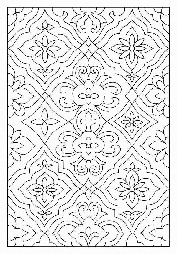 Desenho de Tapete Desenho Colorir Imprimir 10