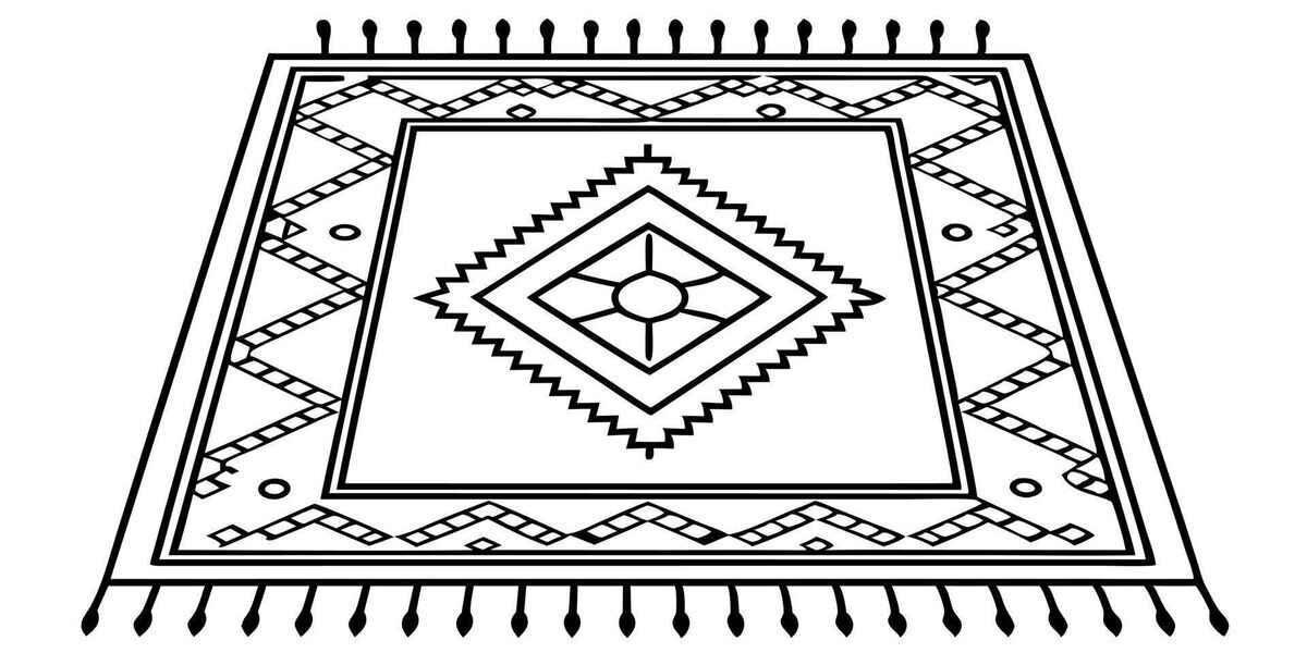 Desenho de Tapete Desenho Colorir Imprimir 12