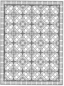Desenho de Tapete Desenho Colorir Imprimir 14
