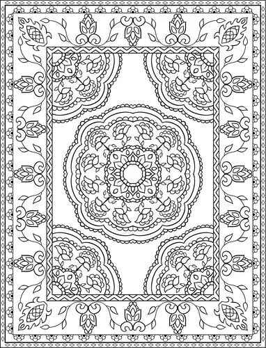Desenho de Tapete Desenho Colorir Imprimir 19