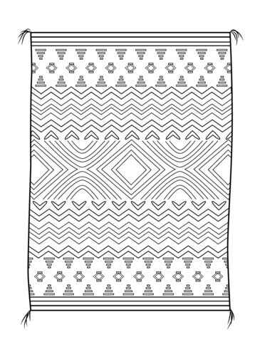 Desenho de Tapete Desenho Colorir Imprimir 25