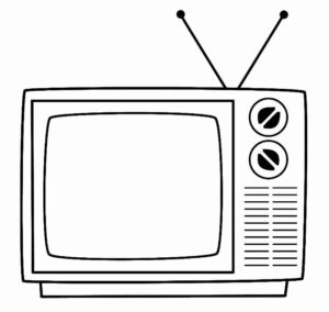 Desenho de Televisao Desenho Colorir Imprimir 10