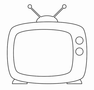 Desenho de Televisao Desenho Colorir Imprimir 15