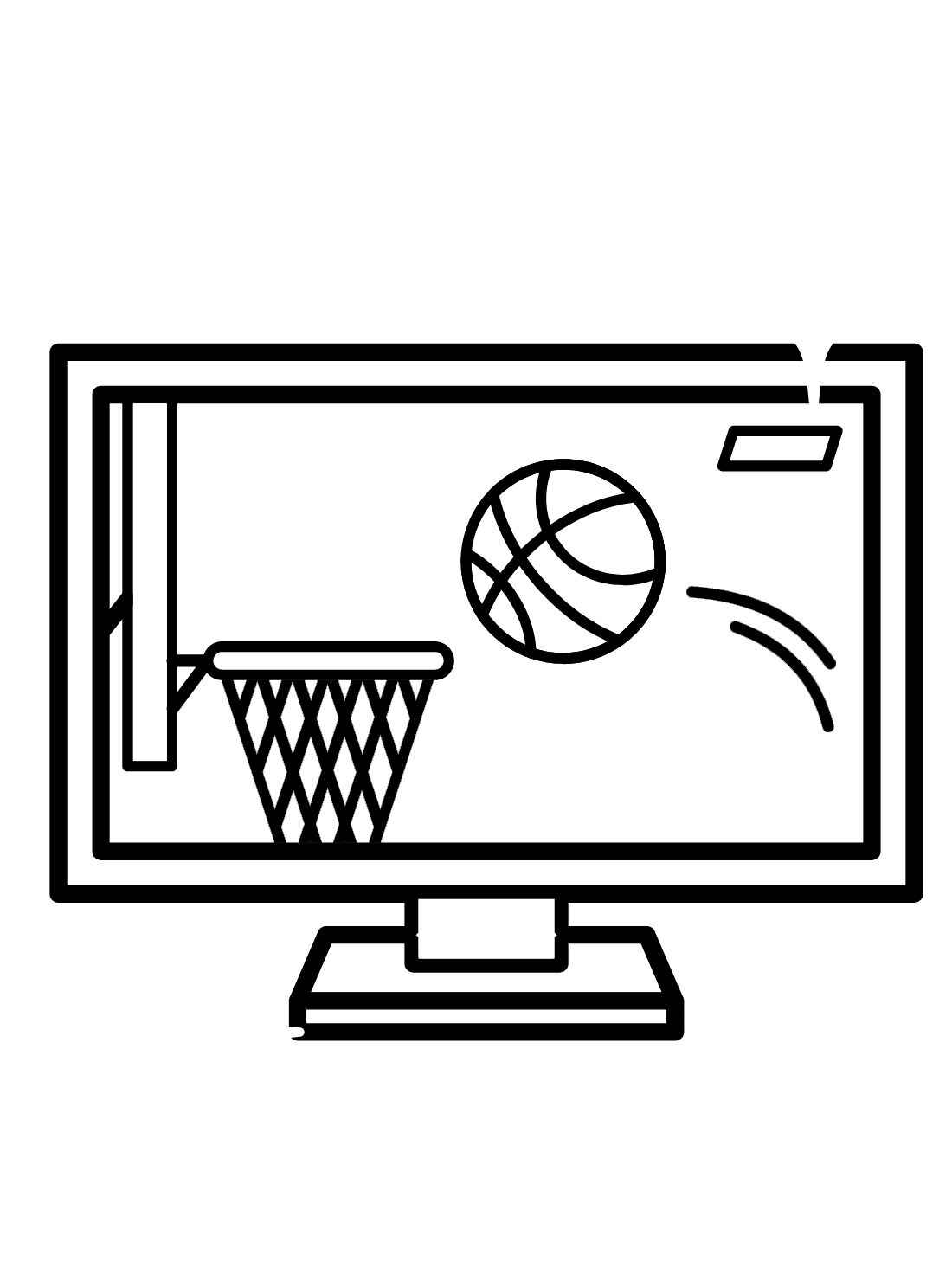 Desenho de Televisao Desenho Colorir Imprimir 19