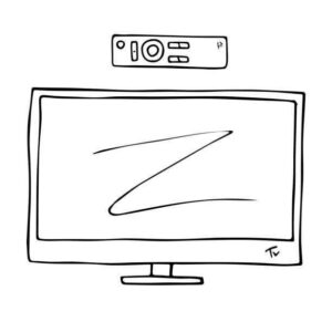 Desenho de Televisao Desenho Colorir Imprimir 21