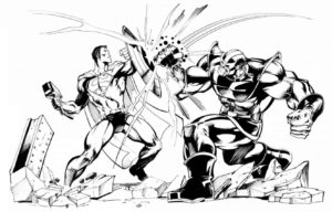 Desenho de Thanos Desenho Colorir Imprimir 15