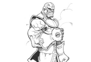 Desenho de Thanos Desenho Colorir Imprimir 16