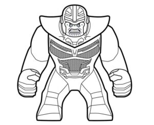 Desenho de Thanos Desenho Colorir Imprimir 17