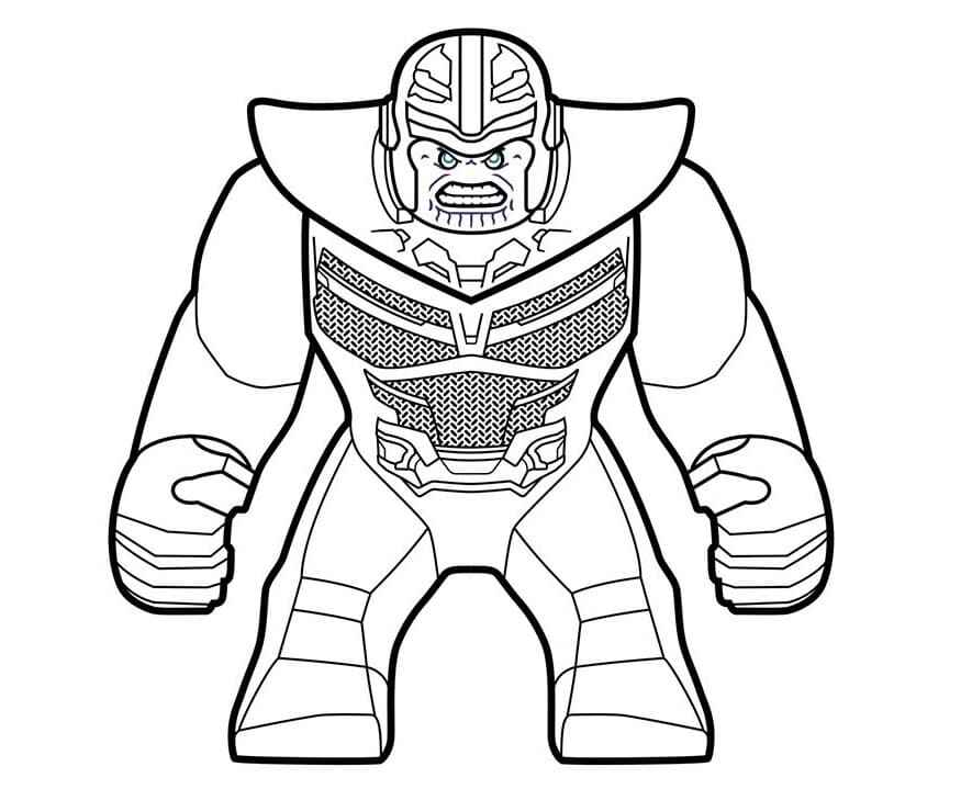 Desenho de Thanos Desenho Colorir Imprimir 17